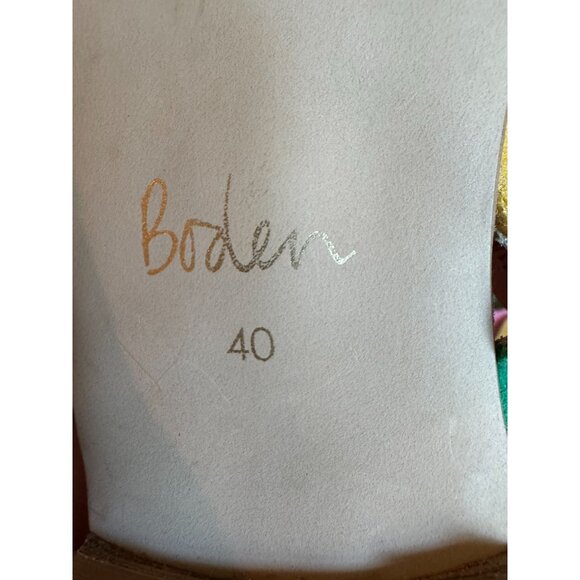 Boden Multicolor Wave-Strap Suede Sandals – EU 40 (US 9) – Rare Style - Picture 11 of 12